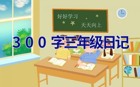 300字三年级日记