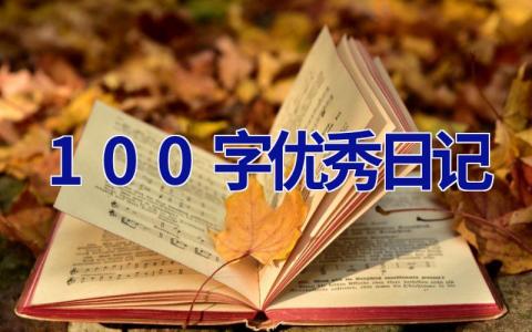 100字优秀日记