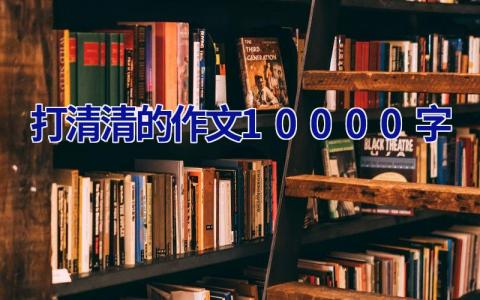 打清清的作文10000字