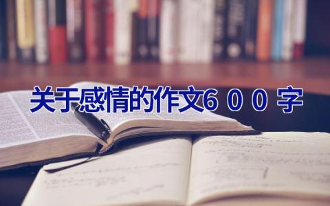 关于感情的作文600字