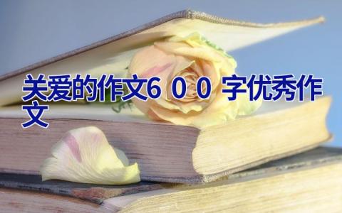 关爱的作文600字优秀作文