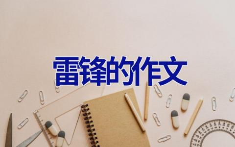 雷锋的作文