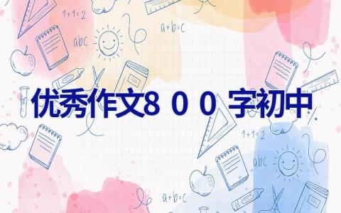 优秀作文800字初中