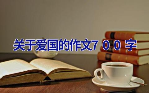 关于爱国的作文700字