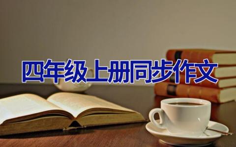 四年级上册同步作文