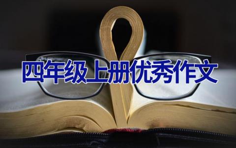 四年级上册优秀作文