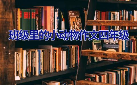 班级里的小动物作文四年级