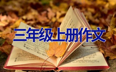 三年级上册作文