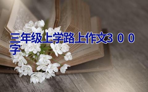 三年级上学路上作文300字