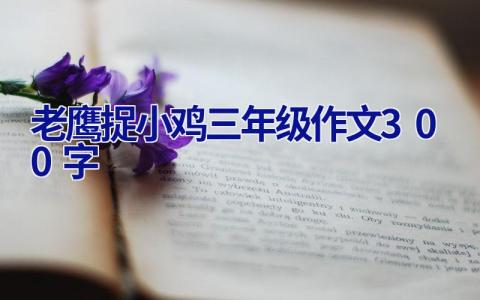 老鹰捉小鸡三年级作文300字
