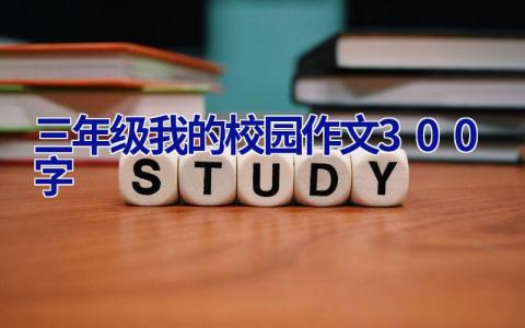 三年级我的校园作文300字