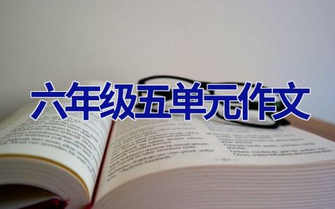 六年级五单元作文