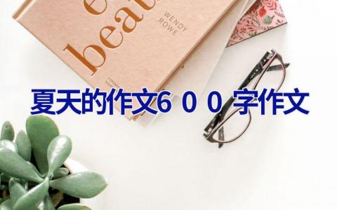 夏天的作文600字作文