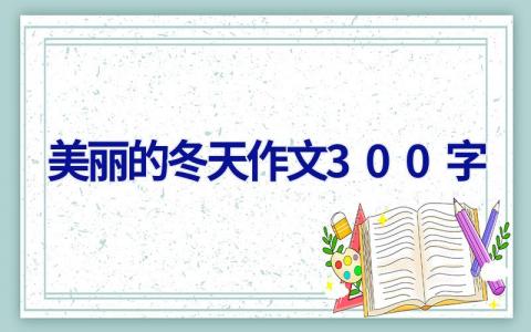 美丽的冬天作文300字
