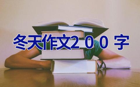 冬天作文200字