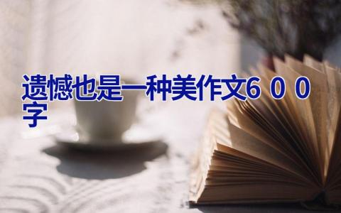 遗憾也是一种美作文600字