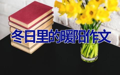 冬日里的暖阳作文