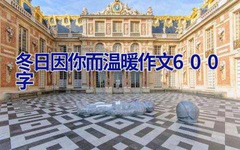 冬日因你而温暖作文600字
