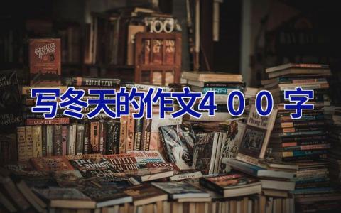 写冬天的作文400字