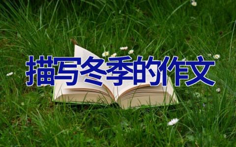 描写冬季的作文