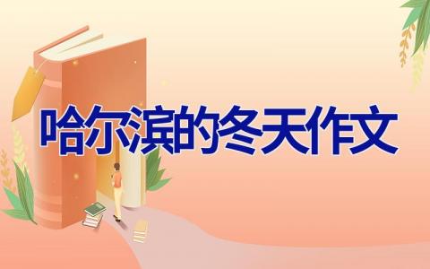 哈尔滨的冬天作文