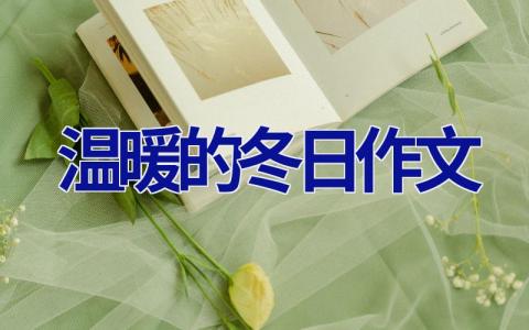 温暖的冬日作文