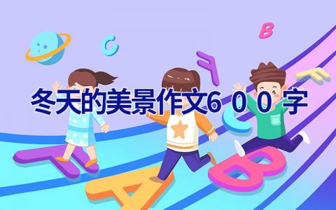 冬天的美景作文600字