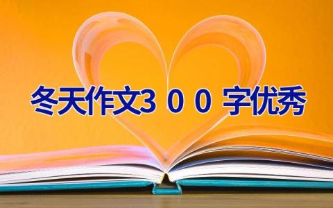 冬天作文300字优秀
