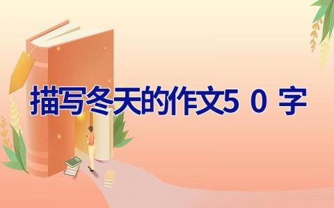 描写冬天的作文50字