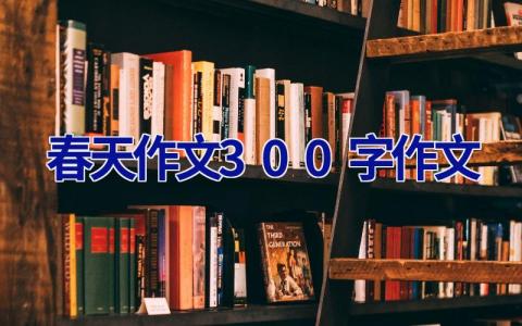 春天作文300字作文
