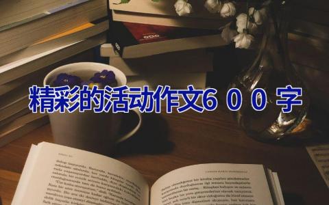 精彩的活动作文600字