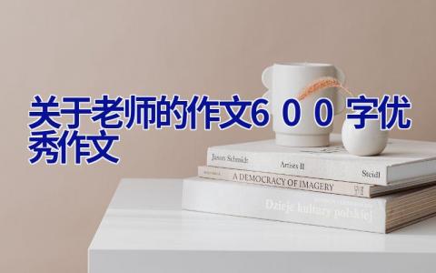 关于老师的作文600字优秀作文
