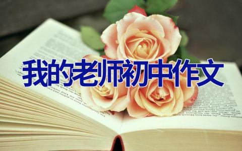 我的老师初中作文