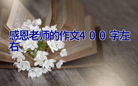 感恩老师的作文400字左右