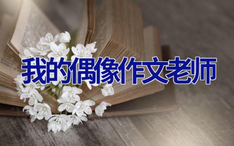 我的偶像作文老师