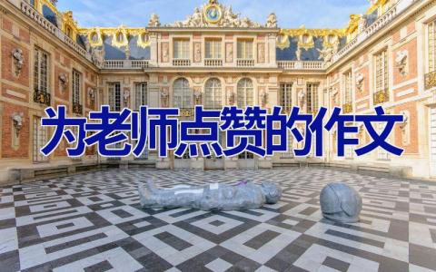为老师点赞的作文
