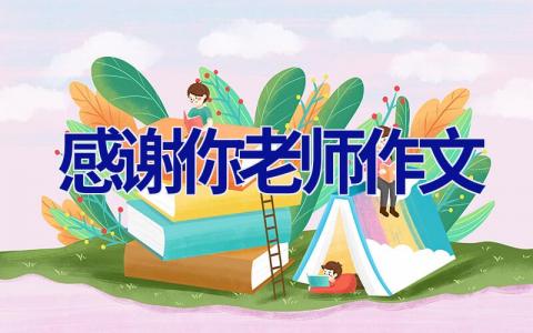 感谢你老师作文