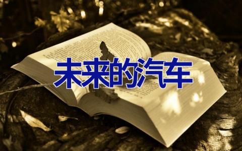 未来的汽车