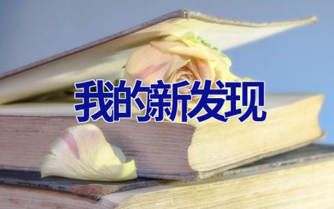 我的新发现